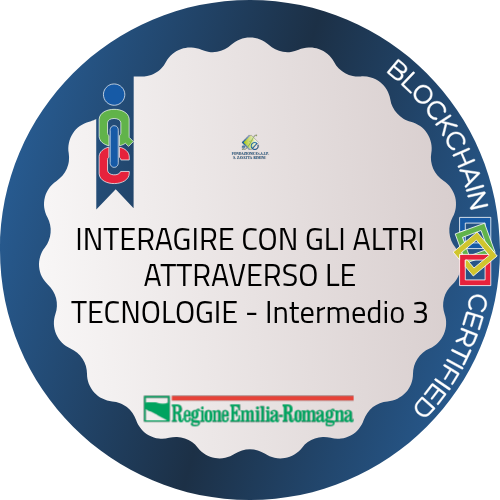 INTERAGIRE CON GLI ALTRI ATTRAVERSO LE TECNOLOGIE - Intermedio 3